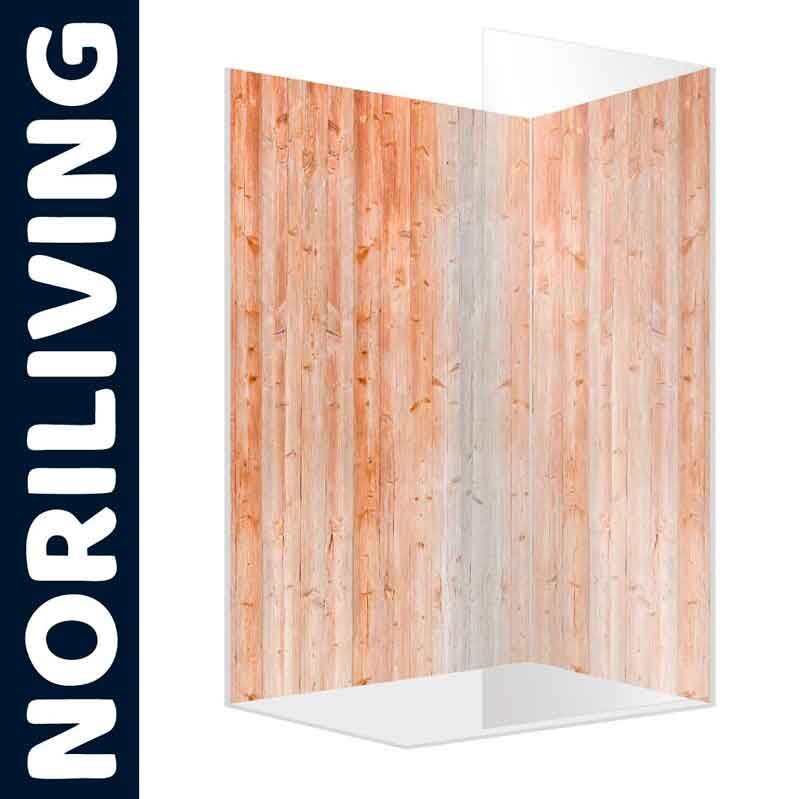 Paravent von Noriliving mit natürlicher Holzmaserung
